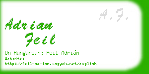 adrian feil business card